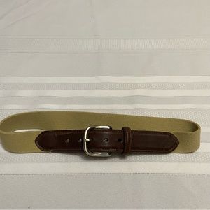 Chaps Kaki & Brown Little Boys Belt size Sm (22) Like New!